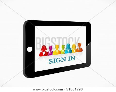 Social Media Tablet