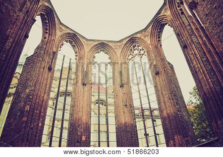 Klosterkirche, Berlin Retro Look