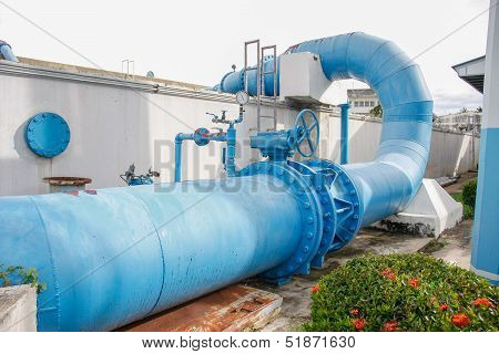 Pipes Of An Irrigation Water