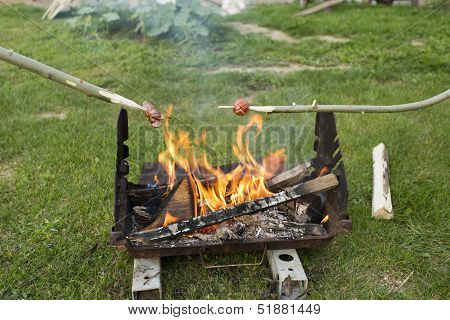 Sausage On Fire