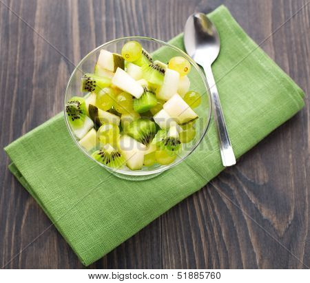 Glass Bowl With Fruits