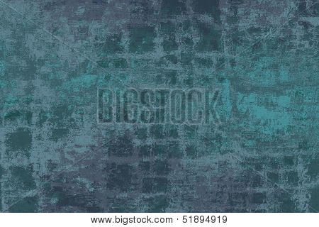 Blue-Gray Distressed Grid Background