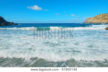 Small Waves In L'argentiera