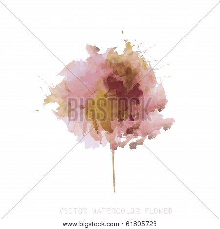 Watercolor Flower