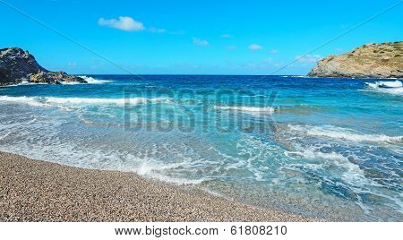 Turquoise Water In L'argentiera