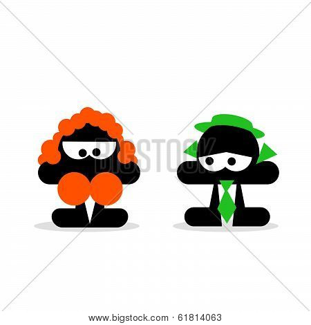 Little Guy Man And Woman.eps