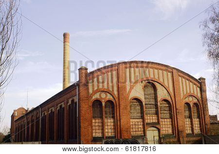 Hall of brick factory