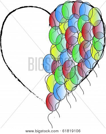 Ballon heart