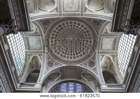 interiors of Pantheon necropolis, Paris, France