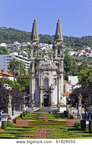 Nossa Senhora da Consolacao e dos Santos Passos Church (aka Sao Gualter Church) in Guimaraes, Portugal. Unesco World Heritage Site.