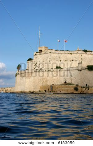 Fort St. Angelo, Malta do grande porto