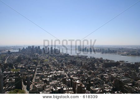 Vista della Lower Manhattan New Yotk