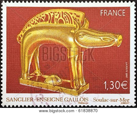 Brass Boar Stamp