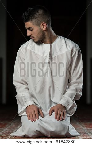 Humble Muslim Prayer