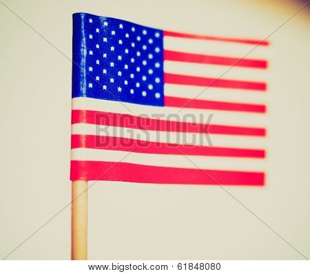 Retro Look American Flag