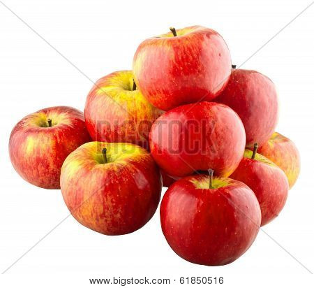 Red apples pyramid