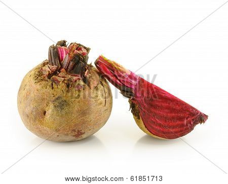 Beet Roots Isolated On A White Background