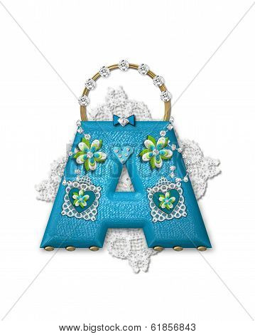 Alphabet Bling Bag A