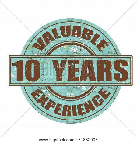 Valuable Experience Stamp