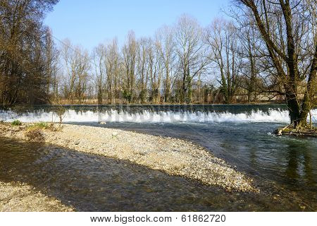 Lambro River In The Monza Park