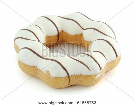 Donut Isolated On White Background