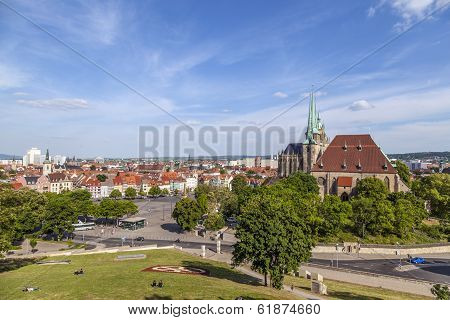 Dom Hill Of Erfurt Germany