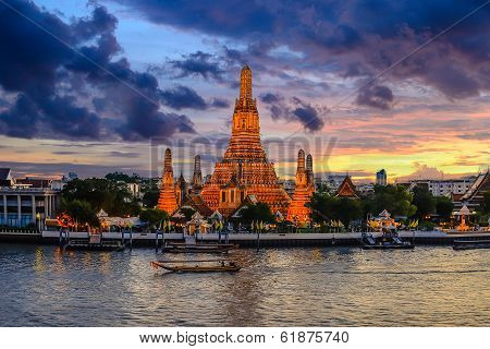 Prang Of Wat Arun, Bangkok ,thailand