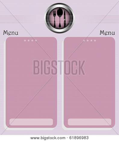 Menu design