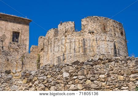 Swabian Castle of Rocca Imperiale. Calabria. Italy.