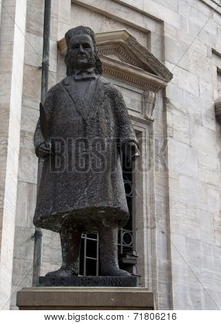 Statue Of Bernard Severin Ingemann.