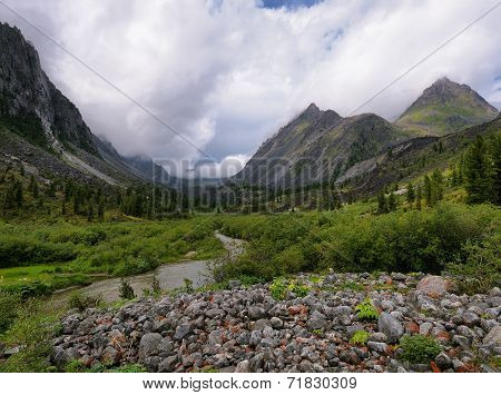 In Valley Of The Mountain River