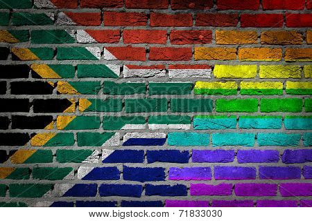 Dark Brick Wall - Lgbt Rights - South Africa