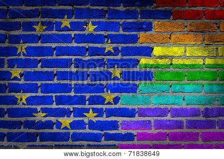 Dark Brick Wall - Lgbt Rights - Eu