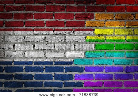 Dark Brick Wall - Lgbt Rights - Netherlands