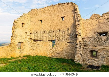 Rupea Castle Near Brasov, Medieval Fortress