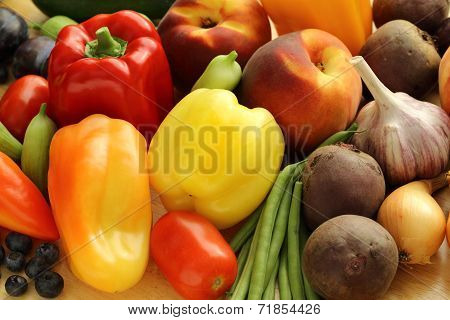 Fruits And Vegetables.