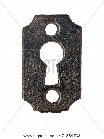 Vintage Keyhole Plate