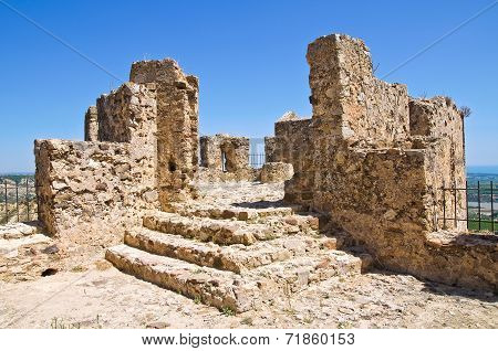 Swabian Castle of Rocca Imperiale. Calabria. Italy.