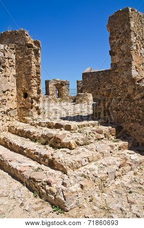 Swabian Castle of Rocca Imperiale. Calabria. Italy.