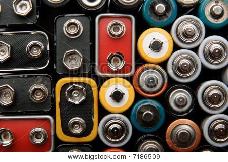 Alcune batterie e accumulatori