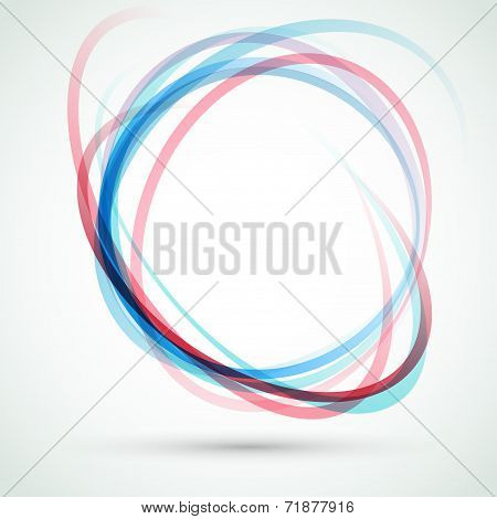 Abstract Background Blue-red Design Element