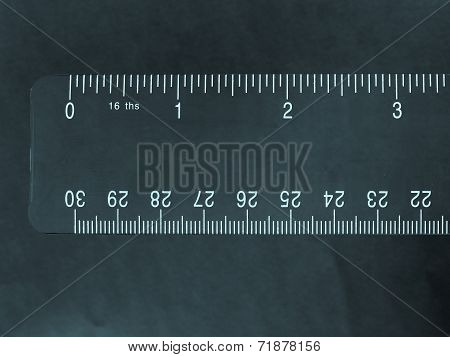 Imperial And Metric Ruler