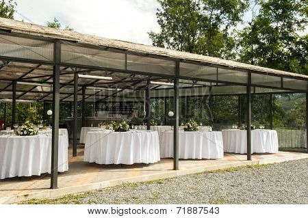 Wedding Table In The Castle