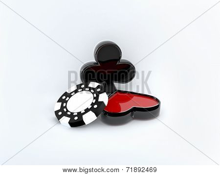 Poker Elements In 3D