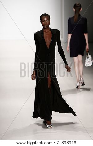 NEW YORK-SEP 8: A model walks the runway at the OUDIFU fashion show during Mercedes-Benz Fashion Week Spring/Summer 2015 at The Salon at Lincoln Center on September 8, 2014 in New York City.