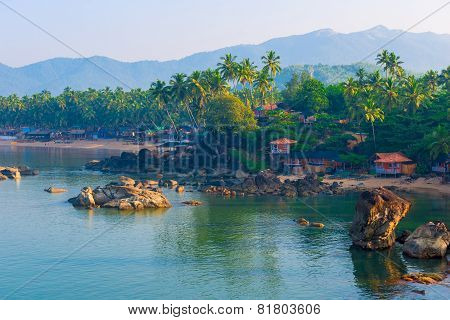 Shooting Palolem Beach In South Goa From The Cliff