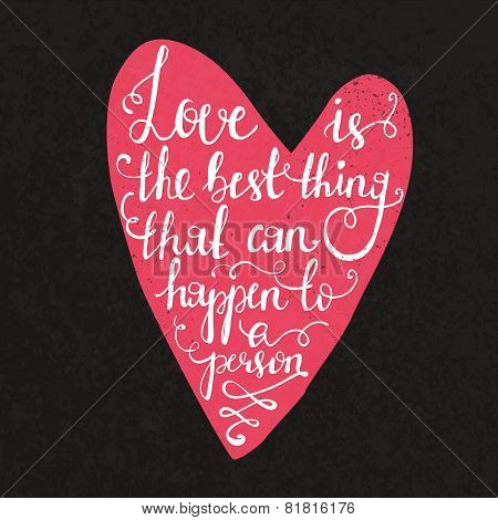 Handdrawn Typography Poster