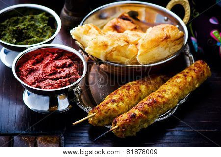 Luleh Kebab ,traditional East Dish