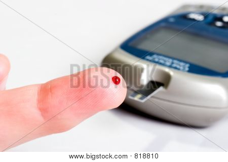 Glucose level blood test