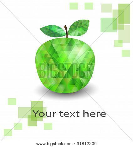 Polygonal Apple